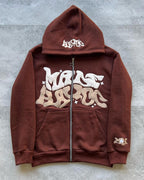Funny Flame Skull Fleece Hoodie | Streetwear
