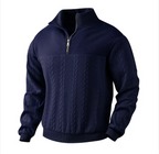 Men's Jacquard Long-Sleeve Sweater