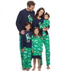 Dinosaur Christmas Parent-Child Cotton Pajamas