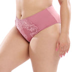 Plus Size Women's Sexy Lace High-Waisted Panties
