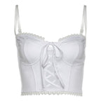 Summer Halter Top for Ladies with Sling Outer Vest
