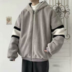 2021 Men’s Thick Lamb Wool Zipper Pullover Coat | Streetwear