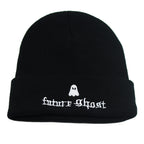 Women's Fashion Wool Knit Beanie Hat | Embroidered Cap
