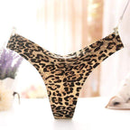 Women's Seamless Red Thong - Ultra Thin Ice Silk