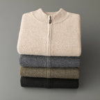 Pure Wool Double-Strand Cashmere Cardigan