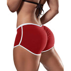 Women's Elastic Low Waist Slim Tight Shorts for Sports