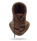 Winter Outdoor Windproof Cap & Scarf | Embroidered Cap