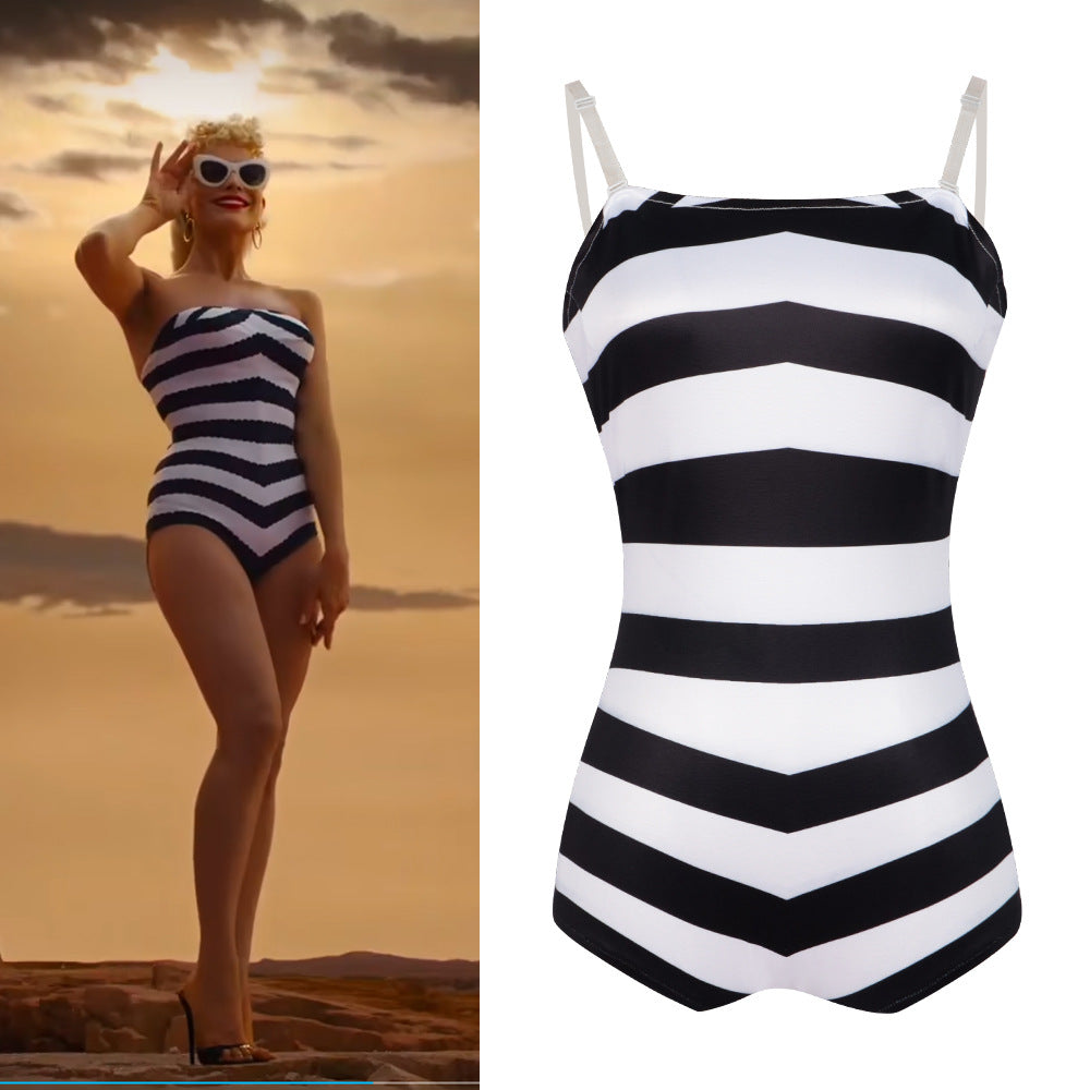Women's Barbie Heroine Swimsuit Full Set for Beach