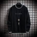 2023 Korean Fashion Long Sleeve Pullover Sweater for Men | Streetwear
