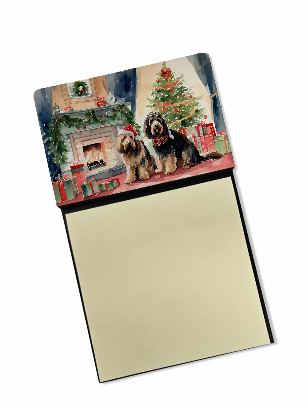 Otterhound Cozy Christmas Sticky Note Holder