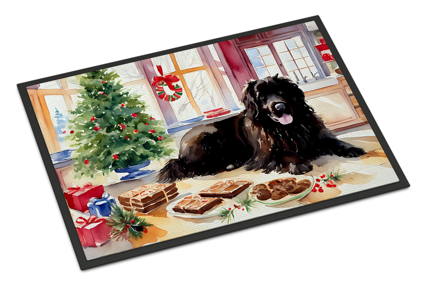 Newfoundland Christmas Cookies Doormat