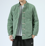 Men's Casual Cotton-padded Buckle Coat