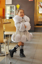 Children's Faux Fur Parent-Child Matching Coat