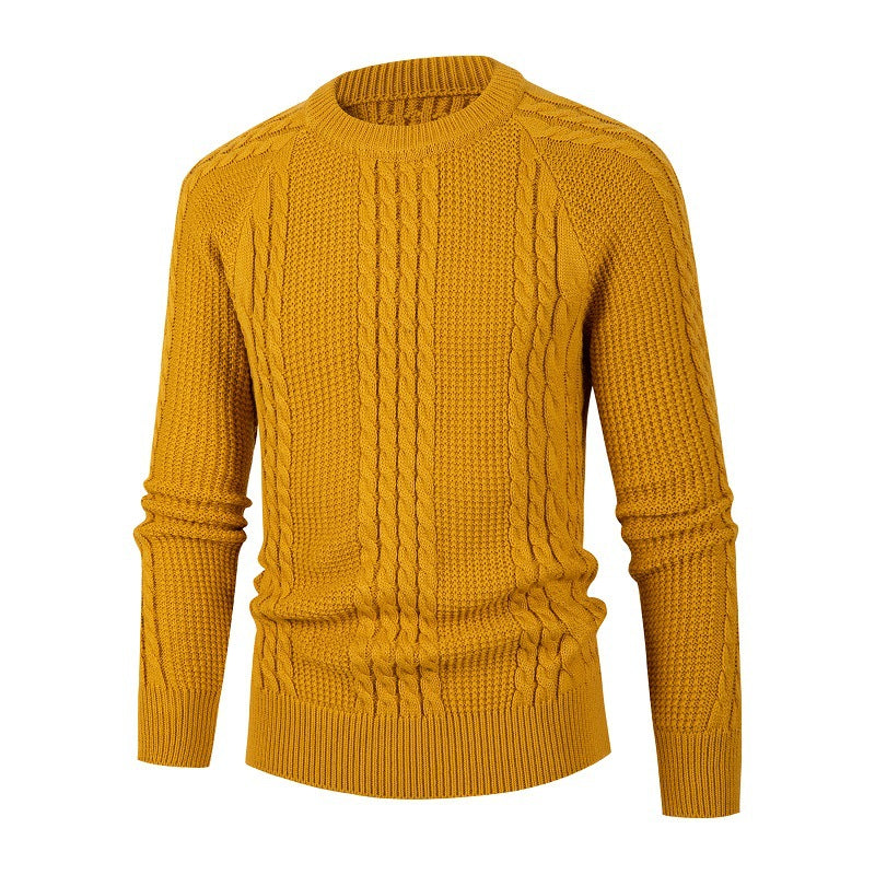 Men's Solid Color Knit Pullover Fashion Sweater | Streetwear