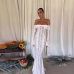 Fairy Off-Shoulder Lace Tube Top Dress
