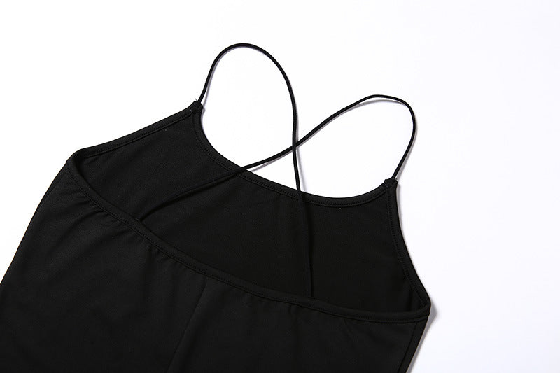 2019 Autumn Winter Women's Cross Strap Bodysuit