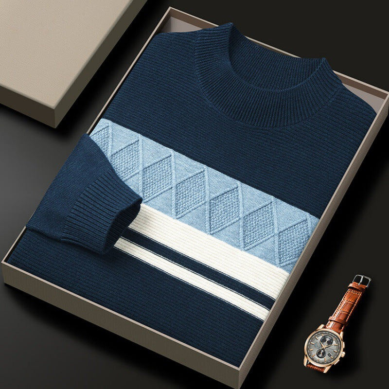 Men's Winter Round Neck Warm Sweater