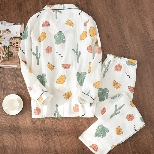 Women's Sleepwear, Maternity and Nursing Cotton Set