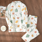 Women's Sleepwear, Maternity and Nursing Cotton Set