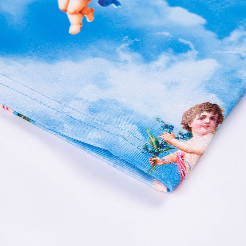 Cherub Print Cami and Skirt Set