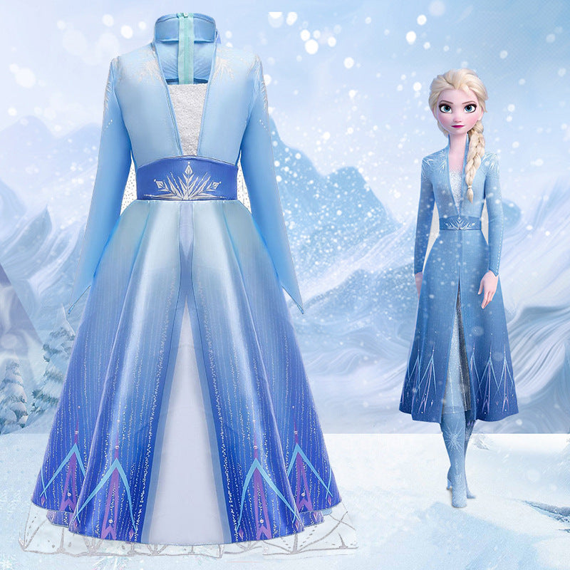 Elsa Dress for Girls - Frozen 2 Christmas Costume