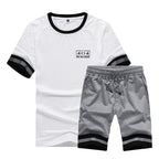 Round Neck Stripe Contrast Pullover for Casual Sports | Streetwear