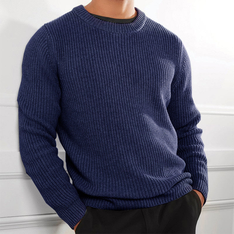 2024 Spring Men's Casual Long Sleeve Knit Sweater