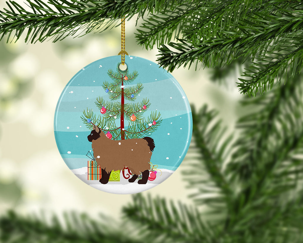 Owyhee Bob Cat Christmas Ceramic Ornament