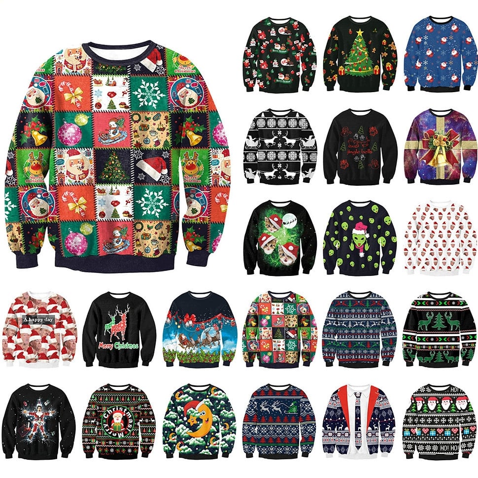 Women's Santa Claus Elk Long Sleeve Sweatshirt | Streetwear