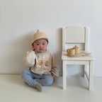 Casual Loose Long Sleeve Sweatshirt for Infants | Streetwear