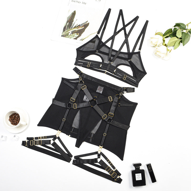 2023 Summer Sexy Sheer Lace Lingerie Set