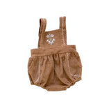 Cotton Cute Baby Girl Bodysuit and Bib Set