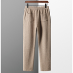 Casual Wool Straight-Leg Pants