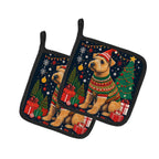Lakeland Terrier Christmas Pair of Pot Holders