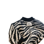 Children's Western Zebra Knitting Sweater