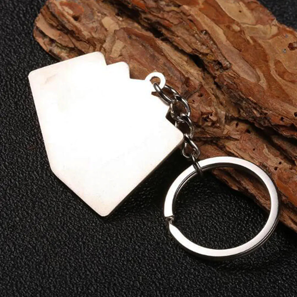 Metal Poker Keychain for Car and Creative Accessories | Accessory