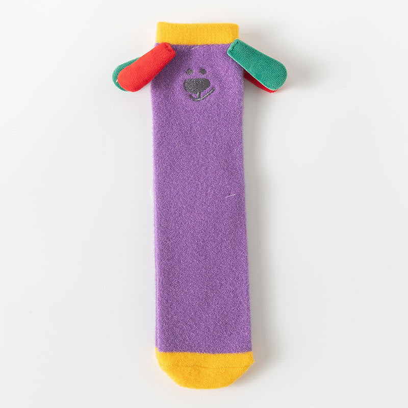 Coral Fleece Lined Warm Tube Socks