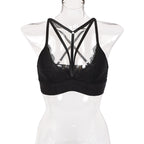 Lace Trim Strappy Bralette