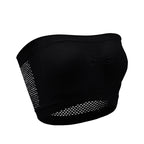 Plus Size Women's Strapless Mesh Wireless Bralette