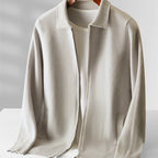 Men's Wool Knit Cardigan for Autumn and Winter