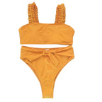 High Waist Polka Dot Bikini Set in 3 Colors