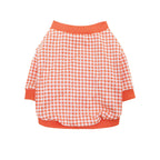 Fadou Plus Velvet Plaid Dog Sweater for Fall/Winter