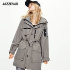 INS Mid-Length Windbreaker European Style Overalls