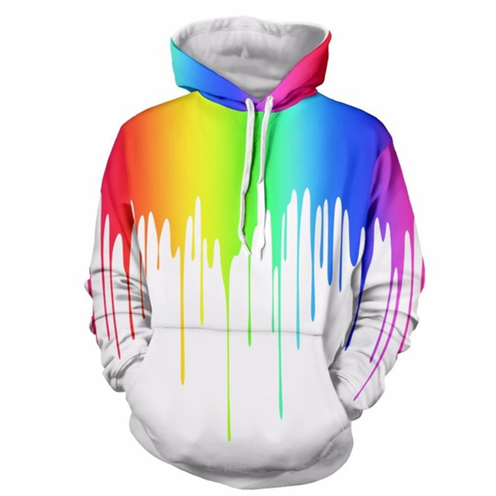 3D Digital Print Hooded Sweatshirt for Graffiti Art | Streetwear