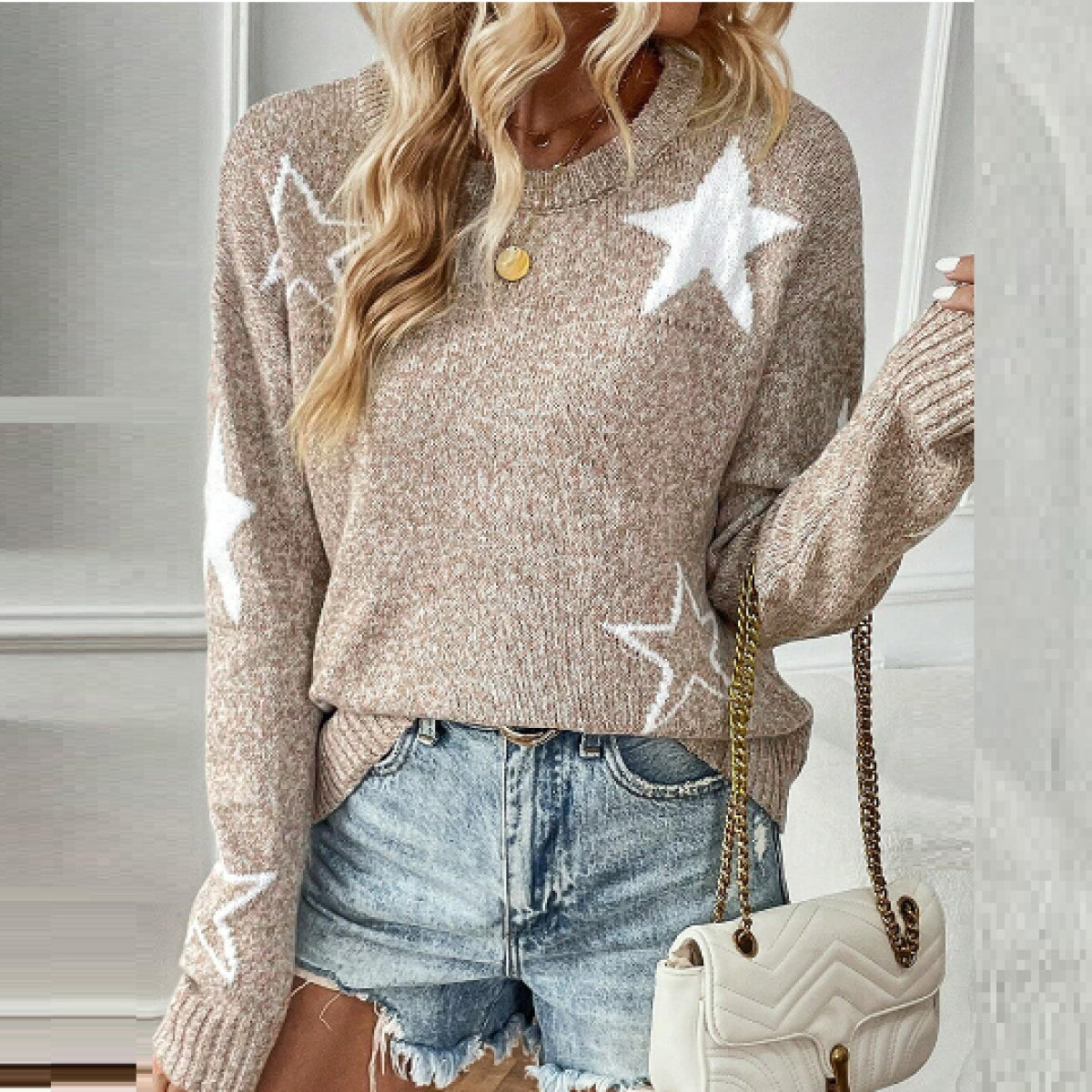 Women’s Winter XINGX Pattern Pullover Sweater | Streetwear
