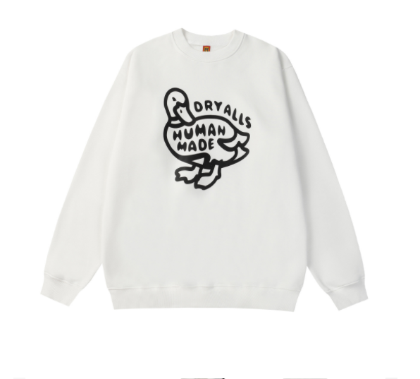 Round-Neck Sweater with Autumn Winter Letter Print