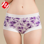 Summer Silk Print Boyshorts for Women - Comfortable & Breathable