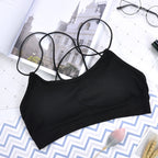 Sports Bra with Wrap Design and Underwear Set