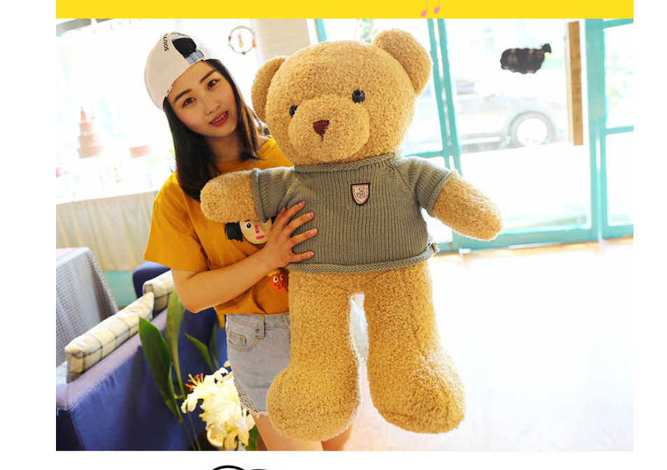 Teddy Bear Sweater Cartoon Plush Toy Doll