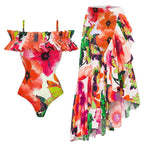 Monet Garden Ruffled One-Piece Swimsuit 2023